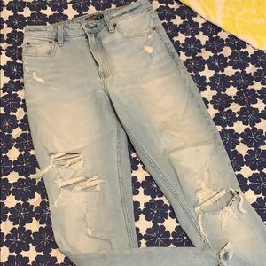 Abercrombie high rise slim jeans